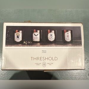 Threshold Halloween 4 Count Glasses
